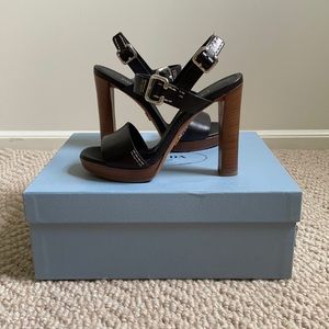 Prada, size 36, barely worn, original box and dust bags included